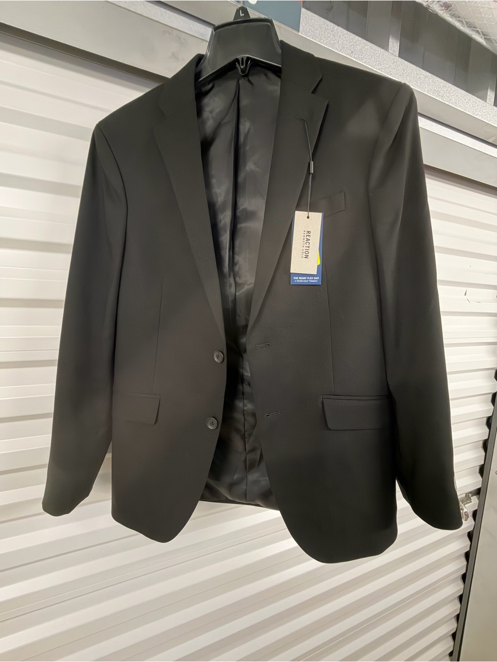 Kenneth Cole Reaction Men's Black Two-Button Sport Coat